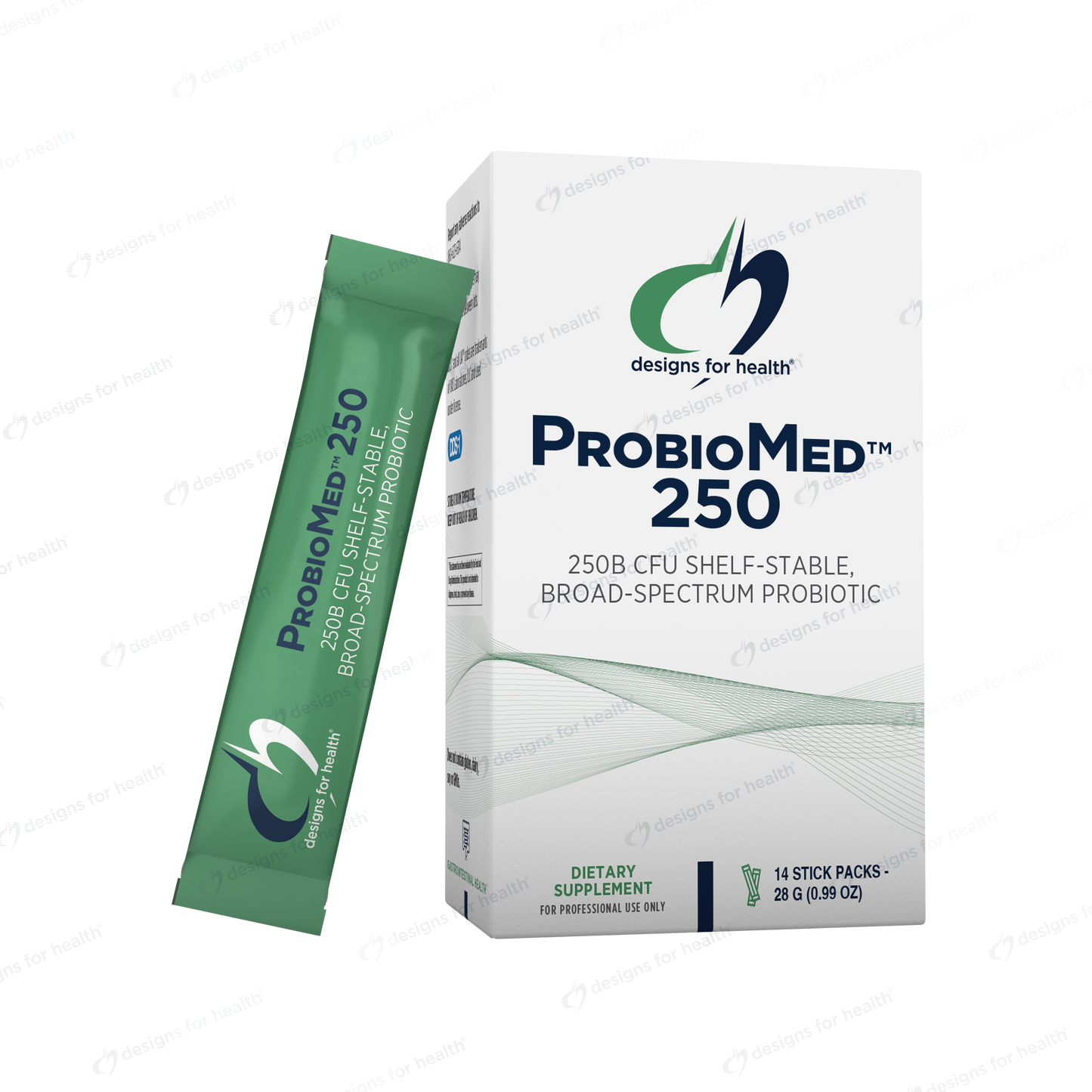ProbioMed 250B, 14 stick packs (Shelf stable, ships easily with out cold-pack)