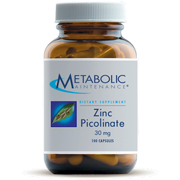 Zinc Picolinate 30 mg, 100 caps